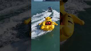 Riding PIKACHU in the middle of the Ocean! ⚡️🌊