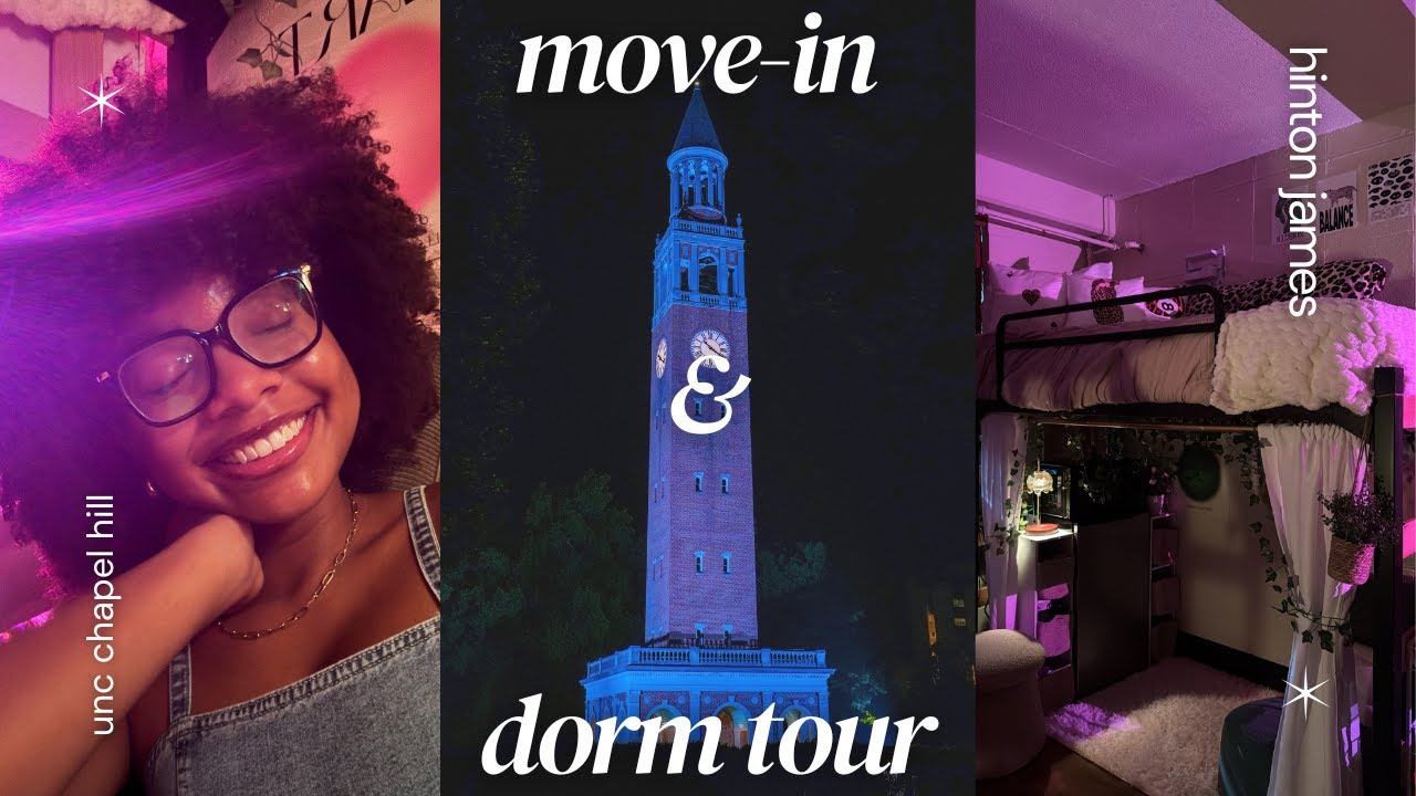Move-In Vlog + Dorm Tour | UNC Chapel Hill | Hinton James | Freshman Dorm