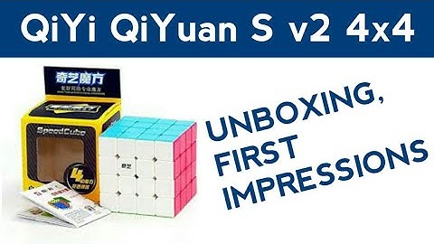 QiYi Qiyuan S v2 4x4 Stickerless | Unboxing and First Impressions