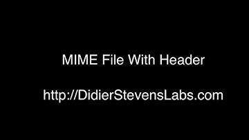 MIME File With Header