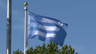 Enid Flag Flying At City Hall...