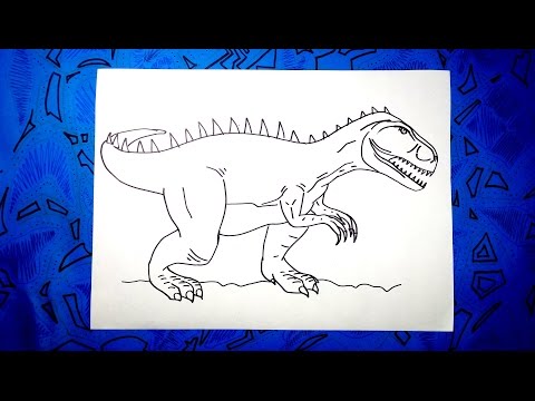 Video: Cómo Dibujar Un Dinosaurio Con Un Lápiz