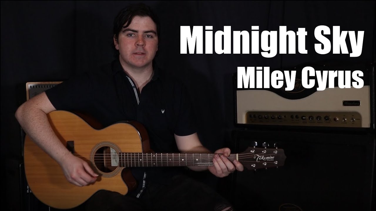 Midnight Sky - Miley Cyrus | Chords & TAB | How to Play | Easy Guitar Lesson