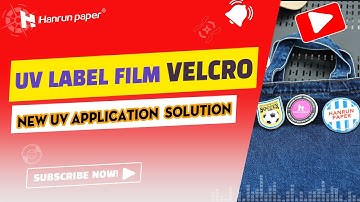 UV 3D Label Film Velcro | Hanrun paper UV Printing Solutions