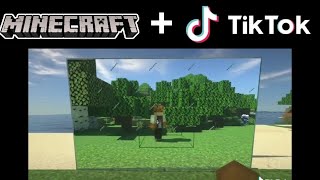 Mirror in Minecraft! Minecraft TikTok Compilation 8!