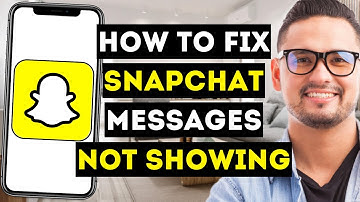 How To Fix Snapchat Messages Not Showing (UPDATED 2024) - Full Guide