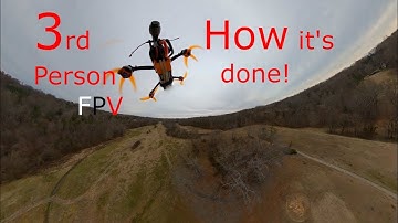 How to create 3rd person view with an FPV Drone | Go Pro Max 360
