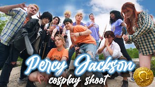 we did a Percy Jackson cosplay photoshoot 🔱 | behind the scenes