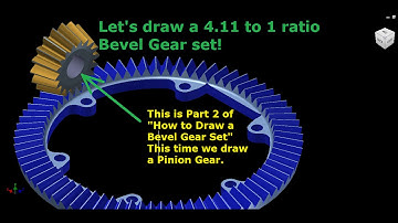 How to: Draw Bevel Pinion Gear using Autocad and Inventor(Part 2 of 2)