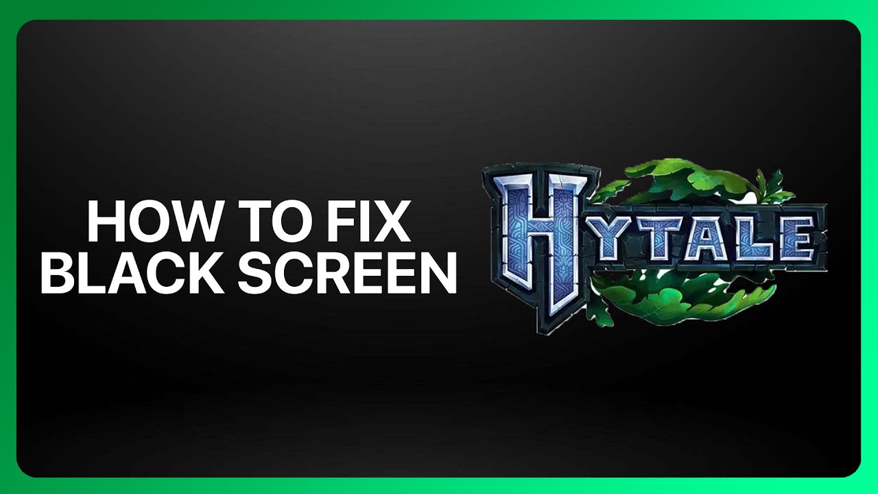 Как исправить проблему «чёрного экрана» в Hytale 2026! Учебное пособие.