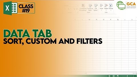 Sort and Filters | Ms Excel  hindi/ Urdu