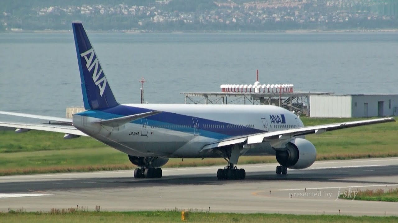 KIX/RJBB] ANA Boeing 777-281 [JA714A] take-off [関西空港・全日空