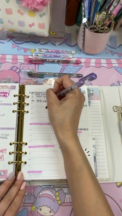 Daily schedule Erin Condren A5 agenda Daily Duo