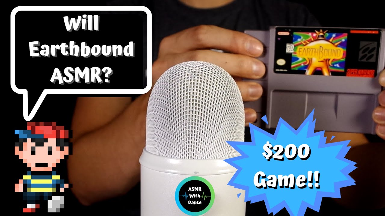 ASMR With My $200 EARTHBOUND Super Nintendo Game!