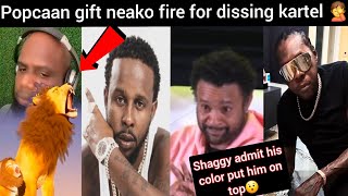 Wow Shaggy admit color play apart in him & sean paul career😮popcaan send neako fire lion for this