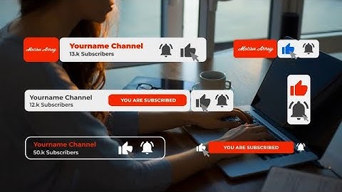YouTube Subscribe V.3 After Effects Templates