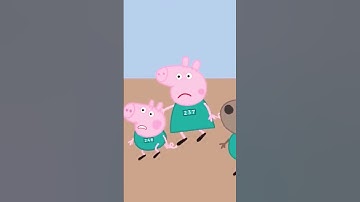 Poor George Squid Game Characters #videogame #gamers #gamingvideos #shorts #peppapig #squidgame