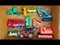 Membersihkan mainan berlumpur,excavator,tractor,bus tayo,mobil damkar,bus oleng,truk tambang