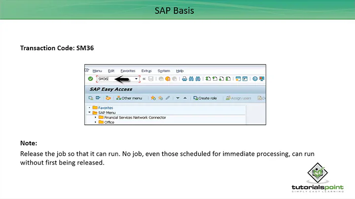 SAP Basis - Background Job Processing
