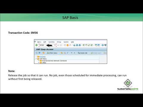 SAP Basis - Background Job Processing