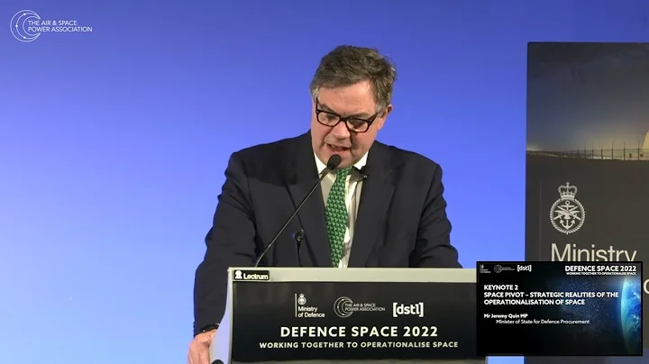 Defence Space 2022  - Keynote 2 - Space Pivot - Mr...