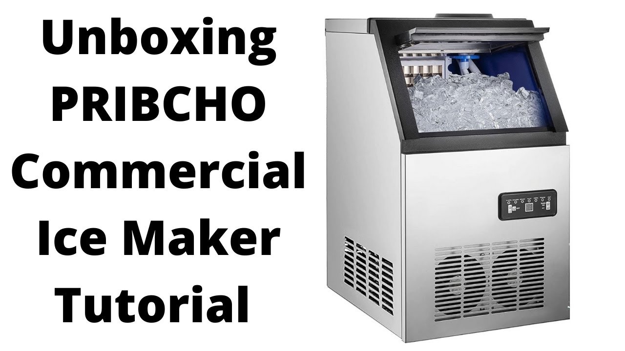 TieDye Designs Ice Machine Unboxing PRIBCHO Commercial Ice Maker