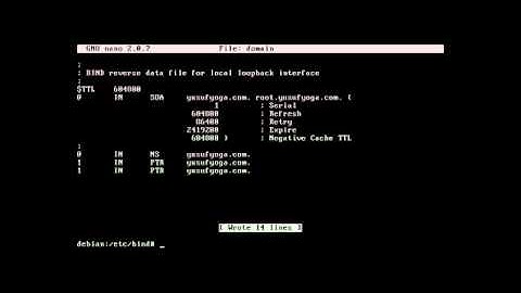 Mengkonfigurasi DNS dan Web Server di Linux Debian 5