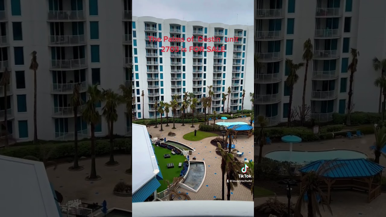 Palms of Destin unit 2703 For Sale priced at $445,900. 2 Beds/2Baths/updated/fully furnished