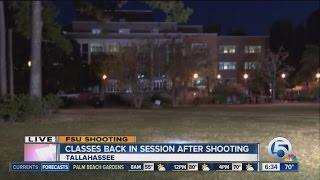 FSU students return to class after shooting