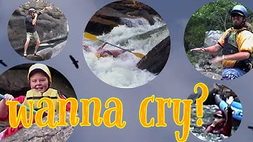 Fifteen minutes of Whitewater Rafting crash and burn