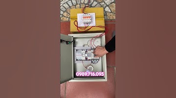 Tủ điện bảo vệ mất pha, mất trung tính 3 pha 100A cho xưởng sản xuất và gia đình