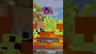 somehow the lightning struck me in da caves 😭 #minecraft #minecraftsurvival #minecraftgameplay