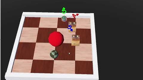 Webots robot simulation