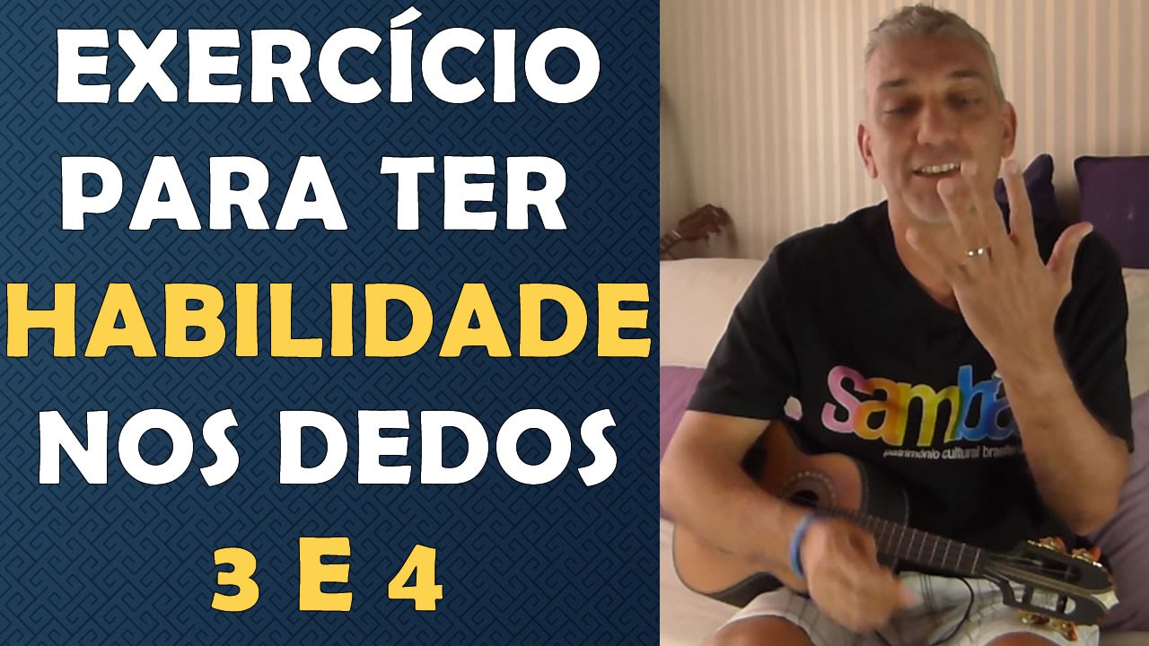 Exercício Para Ter Habilidade nos Dedos 3 e 4. (Professor Damiro)