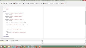A05 VisualG - Media Nota Utilizando Peso