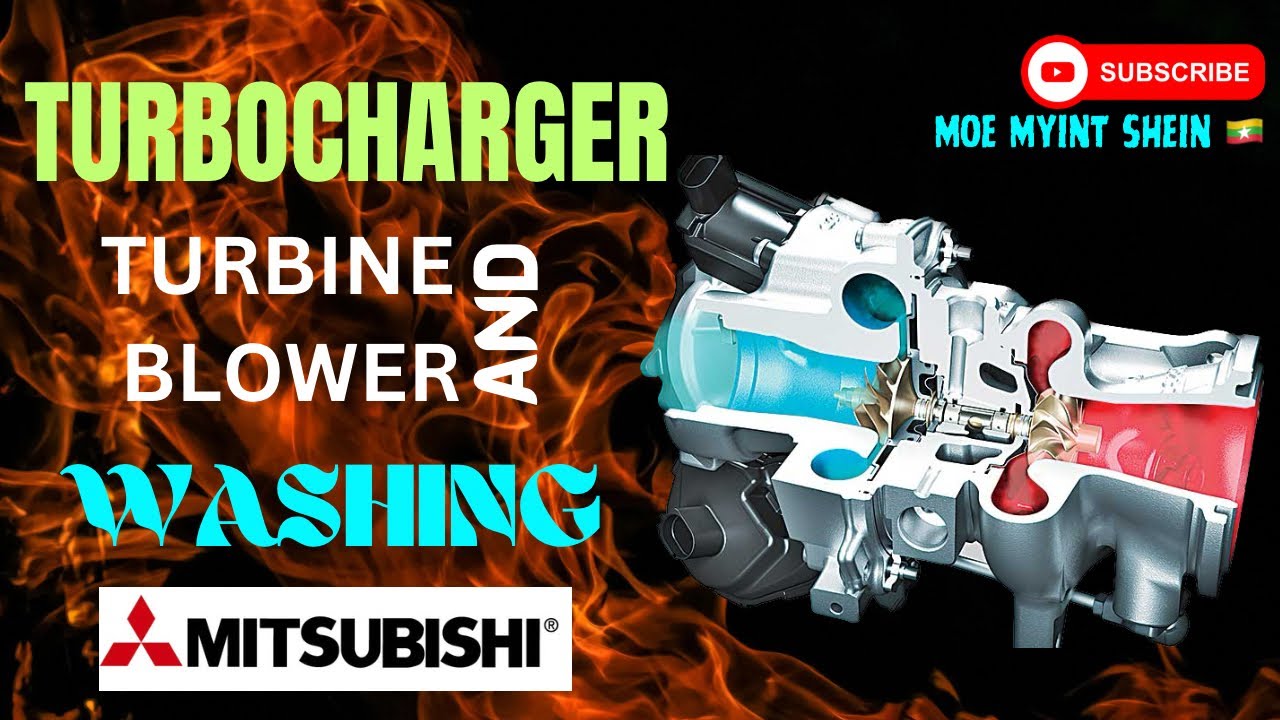 [MITSUBISHI] TURBOCHARGER Turbine and Blower Washing MET 33SD