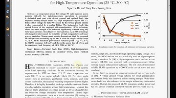 Design of Temperature-Aware Low-Voltage 8T SRAM in SOI Technology for High-Temperature Operation