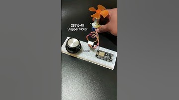 Control a stepper motor with rotary encoder #arduinoproject #esp32 #esp8266 #iot #tech #diy