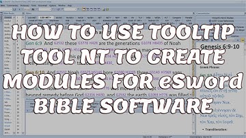 📖 Creating Bible & Commentary Modules for eSword | Septuagint Translation Tutorial ✝️