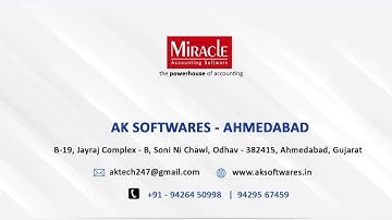 Voucher Import Facility in Miracle Accounting Software