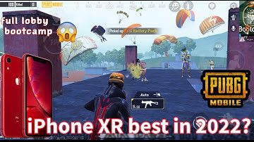 iPHONE XR bootcamp test 2022 😱 | Pubg mobile 1.8 |Graphics & fps? | lag 😓|