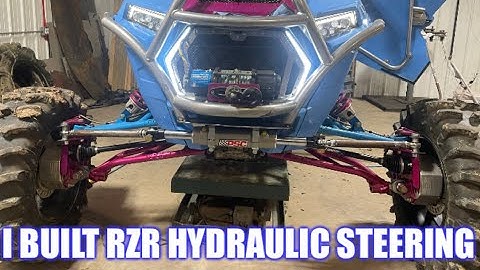 I Built RZR Hydraulic Steering Part 1