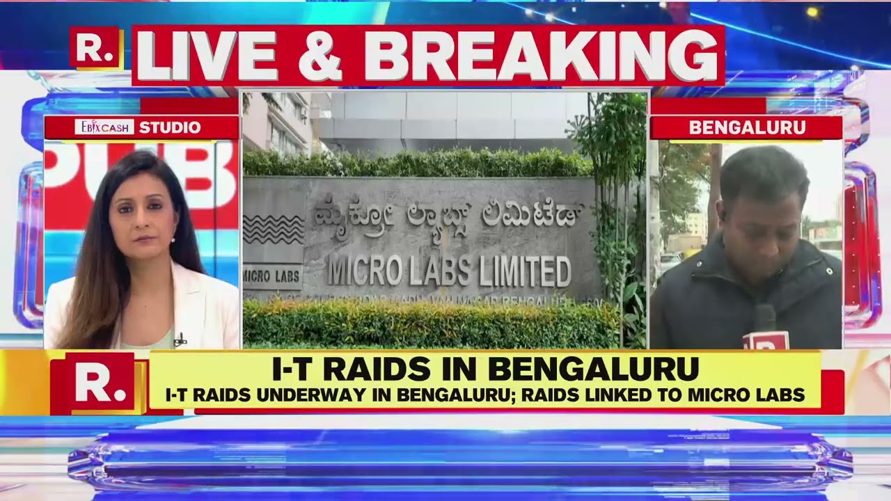 Income Tax Raids Micro Labs CMD Dileep Surana In Bengaluru; 40 Locations Under Scanner