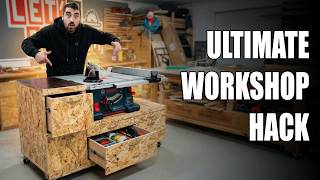 Ultimate Space-Saving Workshop Hack: Table Saw + Router Table in ONE Cabinet!