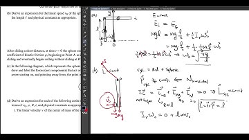 AP Physics C: Mechanics Set 1 (2023) Rod and Sphere - Physics Master for College and AP Physics