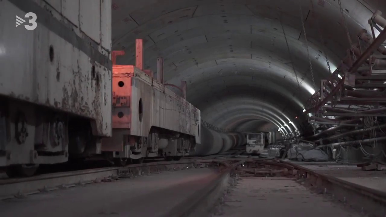 Reportatge al TN migdia (TV3) sobre el tram central de la L9 #volemL9