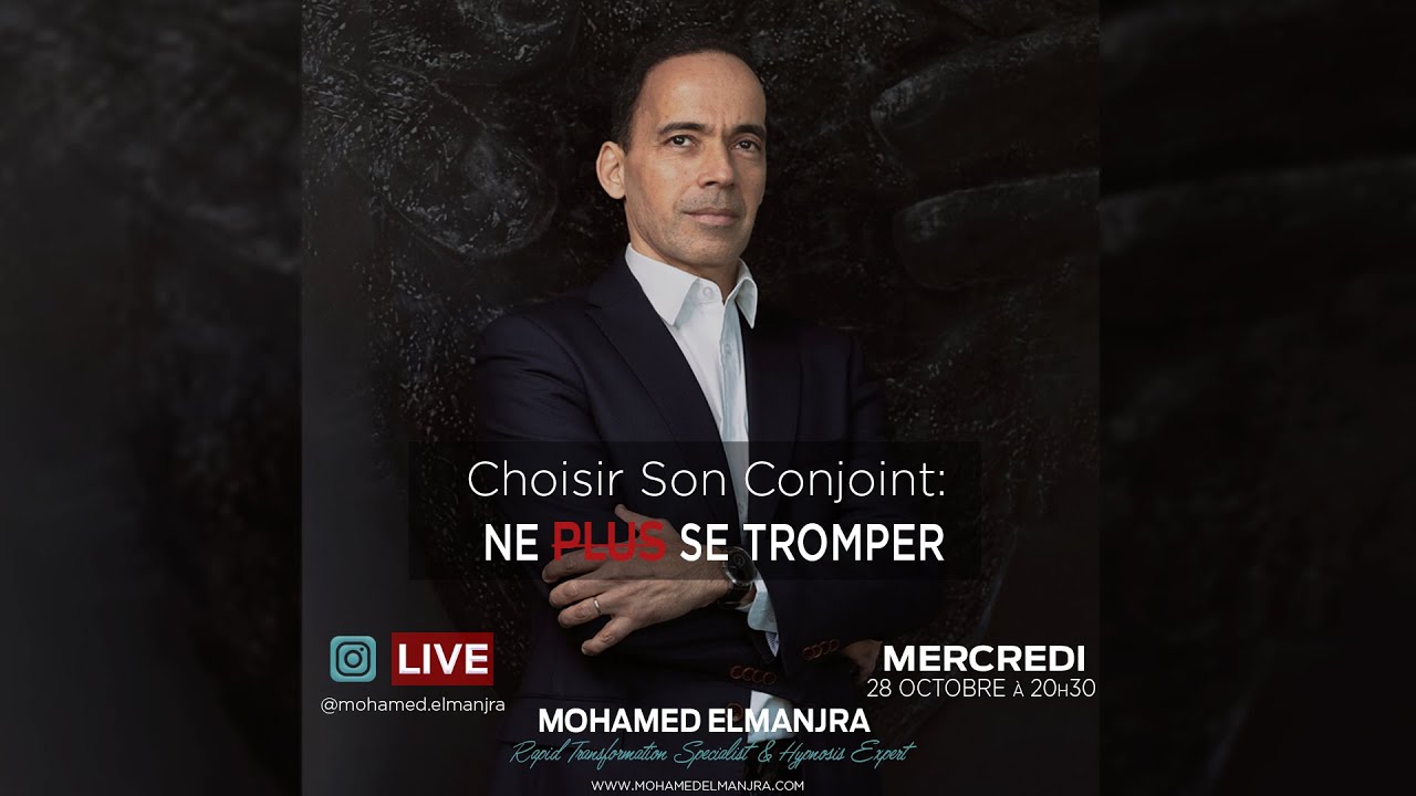 LIVE INSTAGRAM du 28/10/2020: Choisir Son Conjoint: Ne Plus Se Tromper.