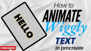 ANIMATION | Easy Animation Text Effect In Procreate |Wiggle Text