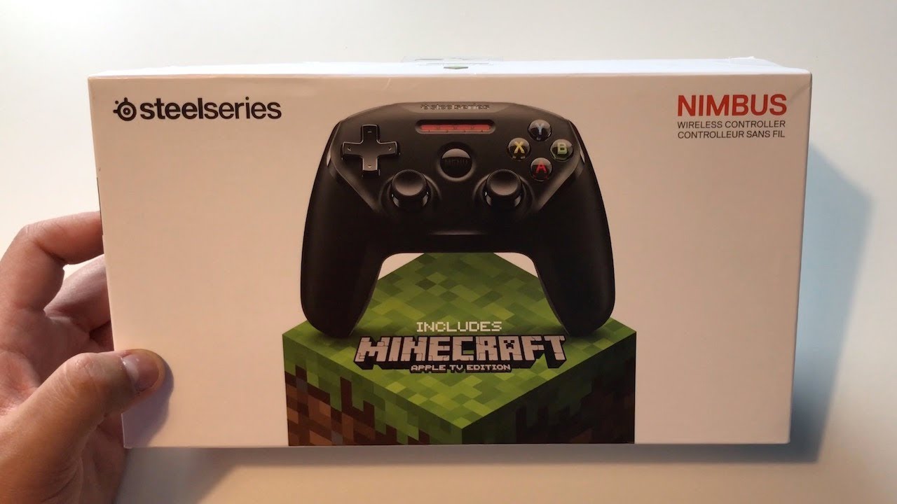 SteelSeries Nimbus Controller with Minecraft Apple Edition Unboxing