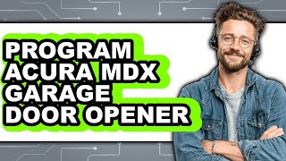How to Program Acura MDX Garage Door Opener (Only Way)